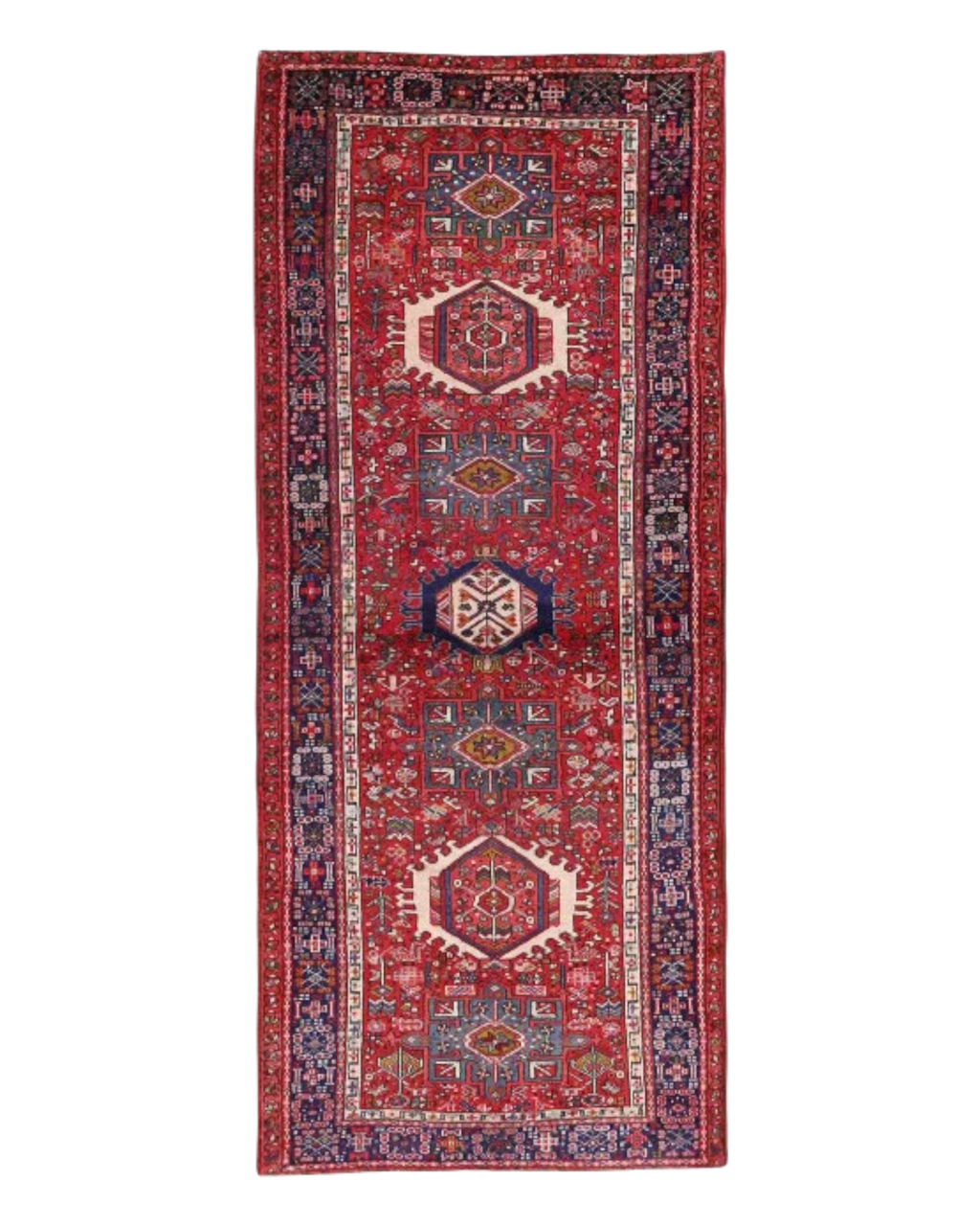 Antique Persian Karajeh Runner | 3'9" × 8'11" | c. 1920s