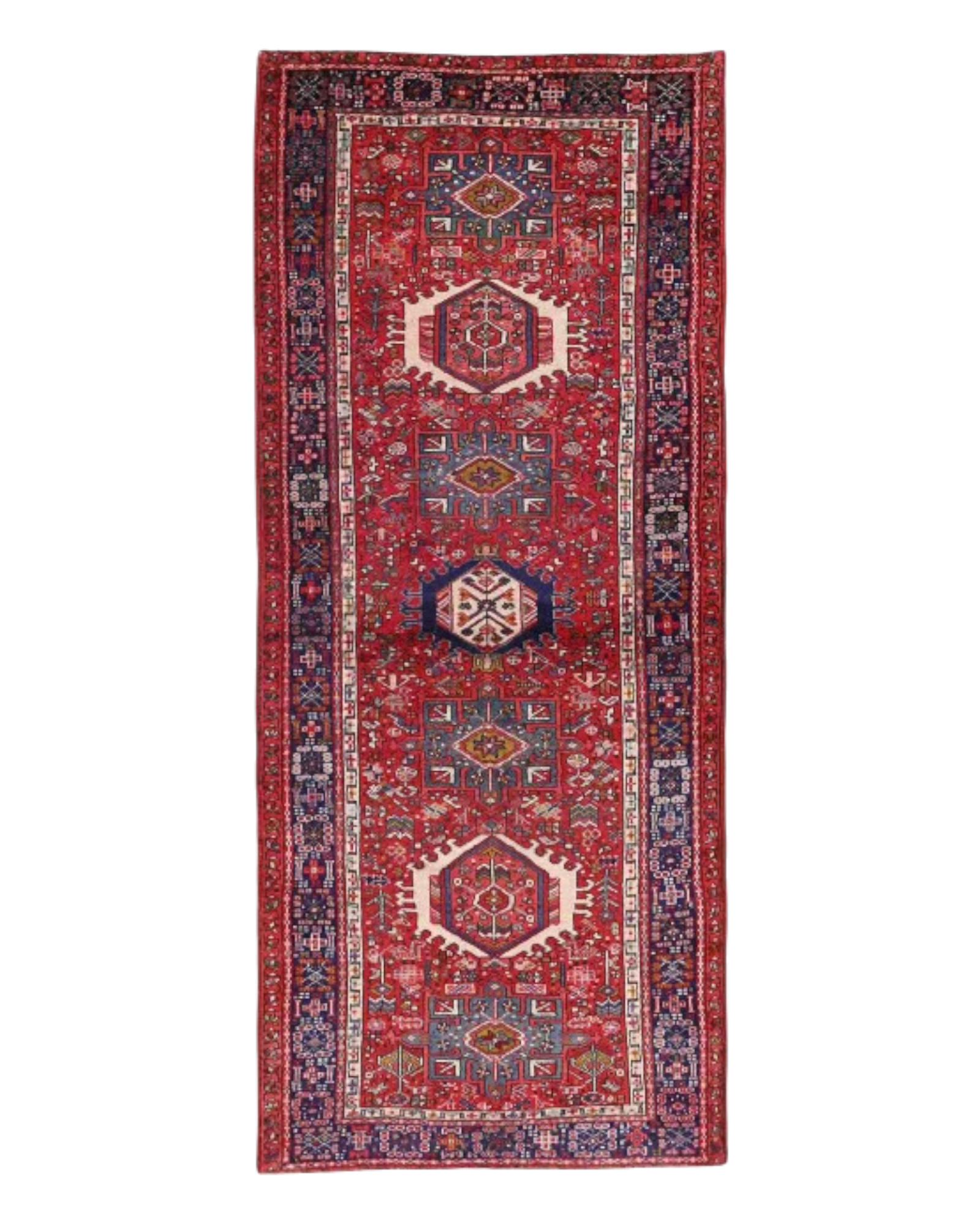 Antique Persian Karajeh Runner | 3'9" × 8'11" | c. 1920s