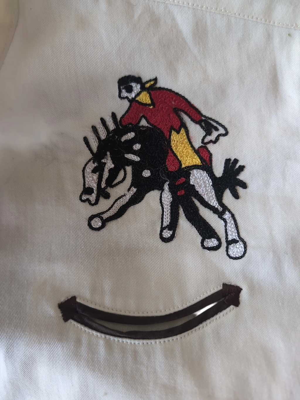 Embroidered Western Shirt | Youth Sz. XL | c. 1970s