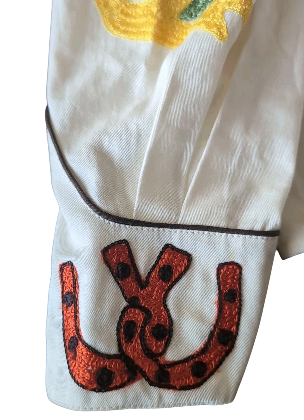 Embroidered Western Shirt | Youth Sz. XL | c. 1970s