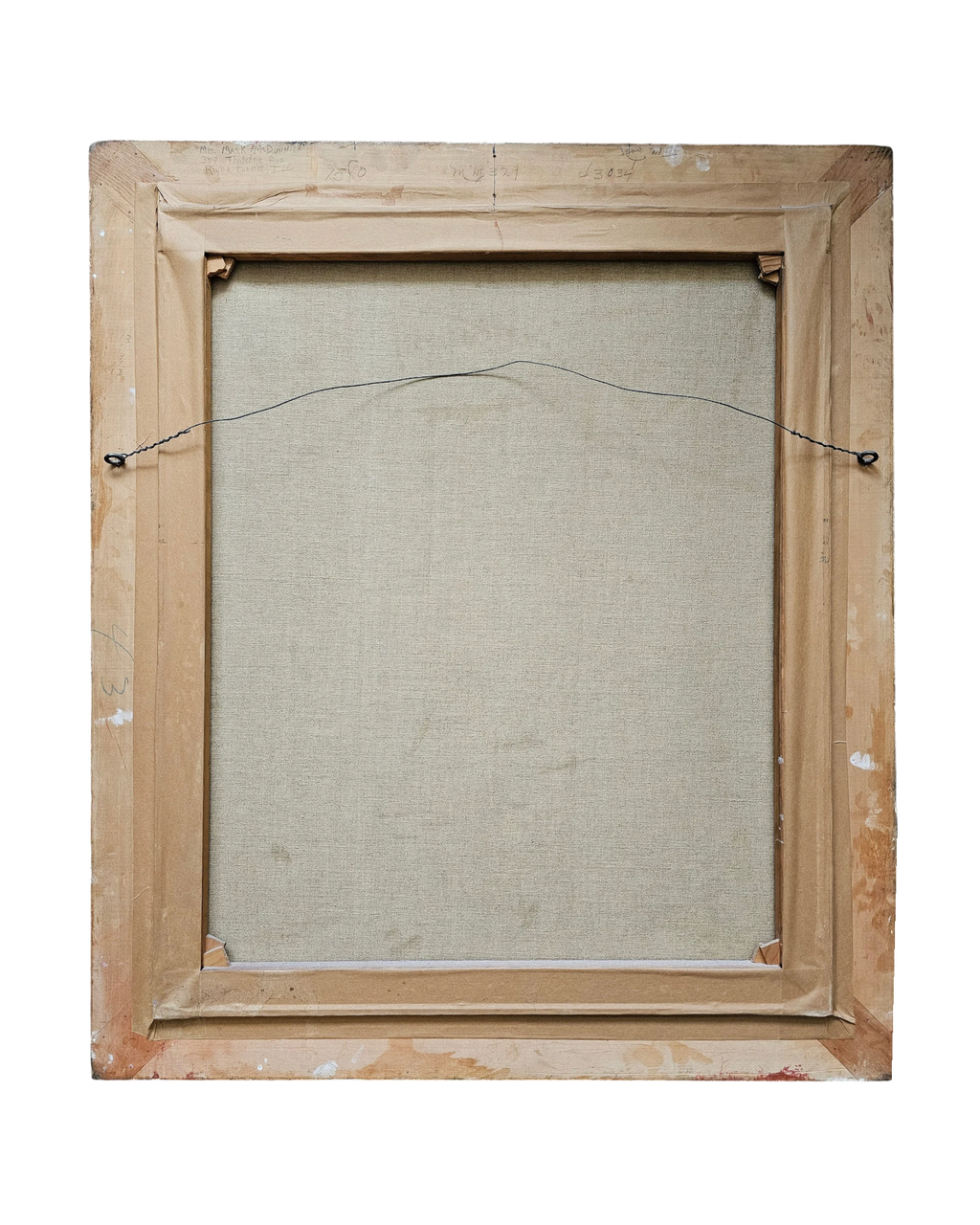 Portrait of a Woman in Pink by Bruno Beghé | Signed Oil on Canvas | c. 1950s