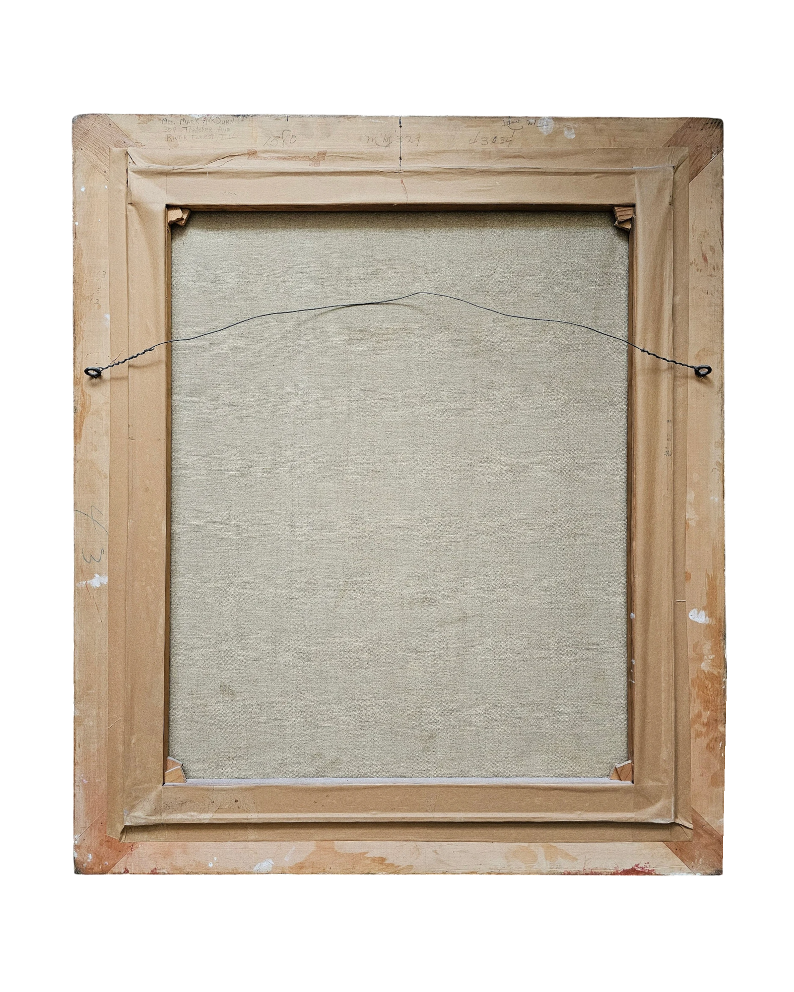 Portrait of a Woman in Pink by Bruno Beghé | Signed Oil on Canvas | c. 1950s