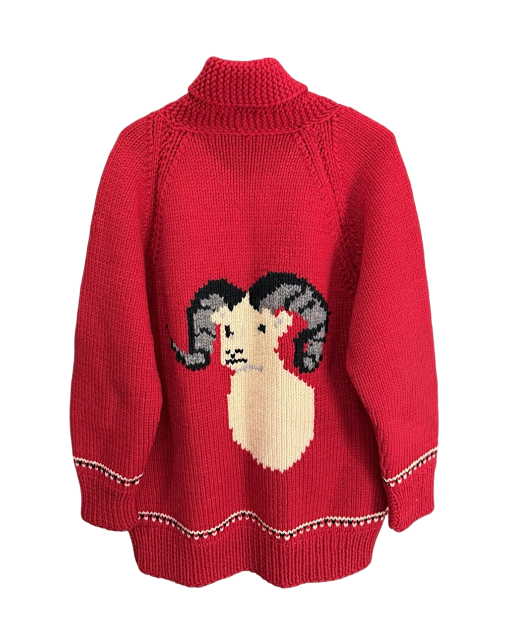 Big Horn Sheep Cowichan Sweater | Adult Sz. XL | c. 1960s