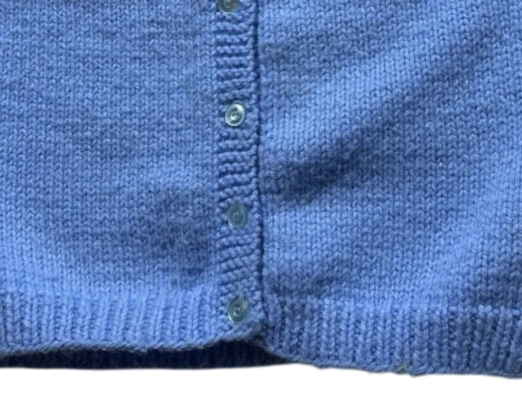 Rainbow Dove Knit Cardigan | Infant Sz. 3M | c. 1970s