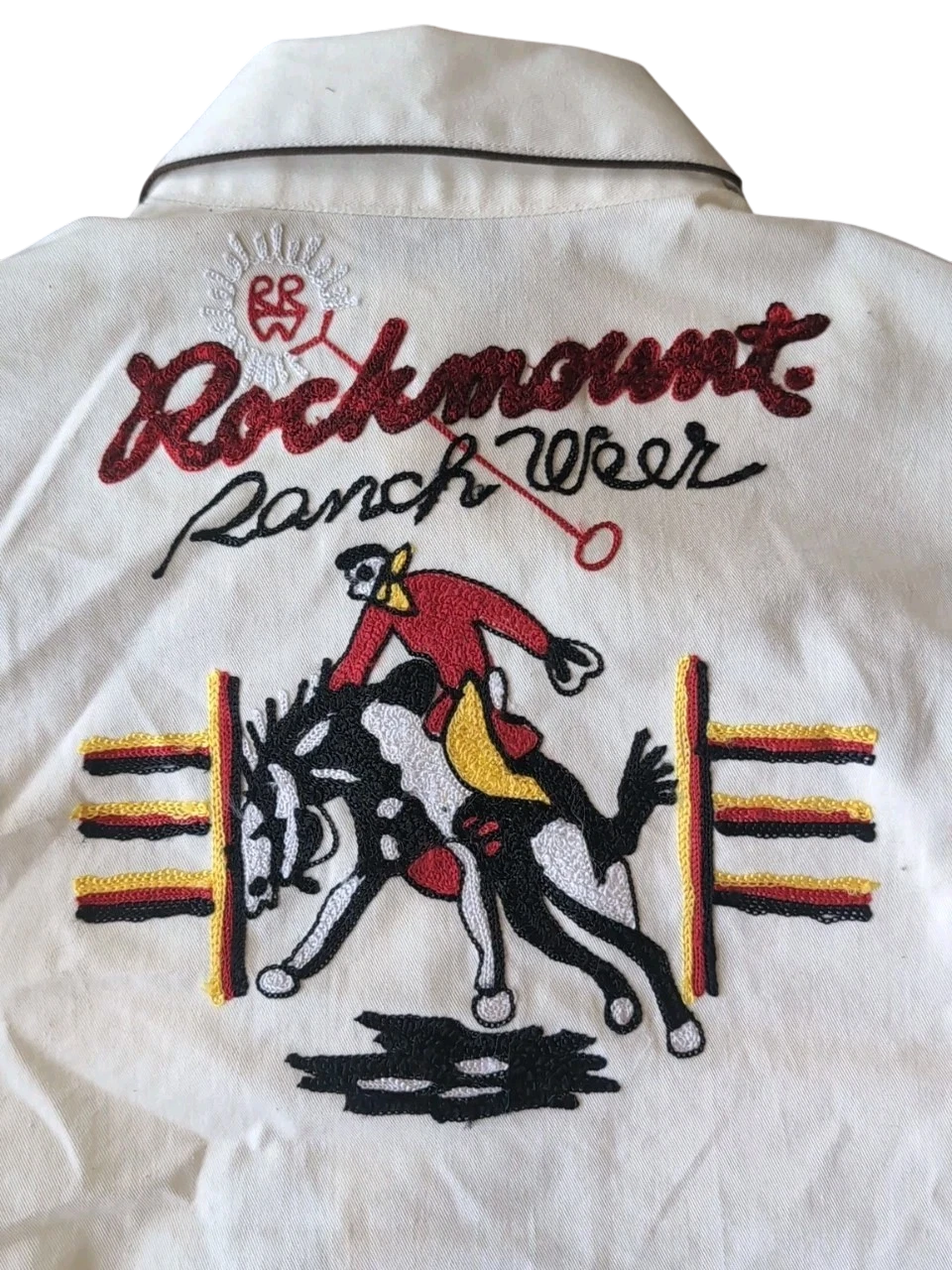 Embroidered Western Shirt | Youth Sz. XL | c. 1970s