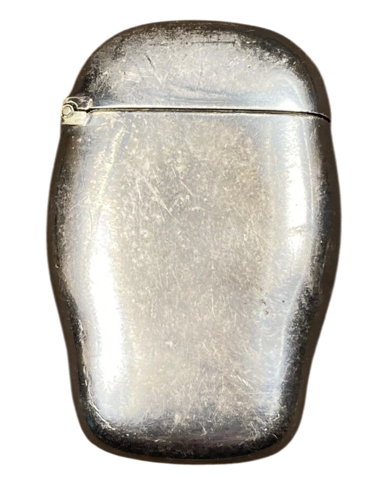 Sterling “Man with Mustache” Vesta Case | c. 1890-1910