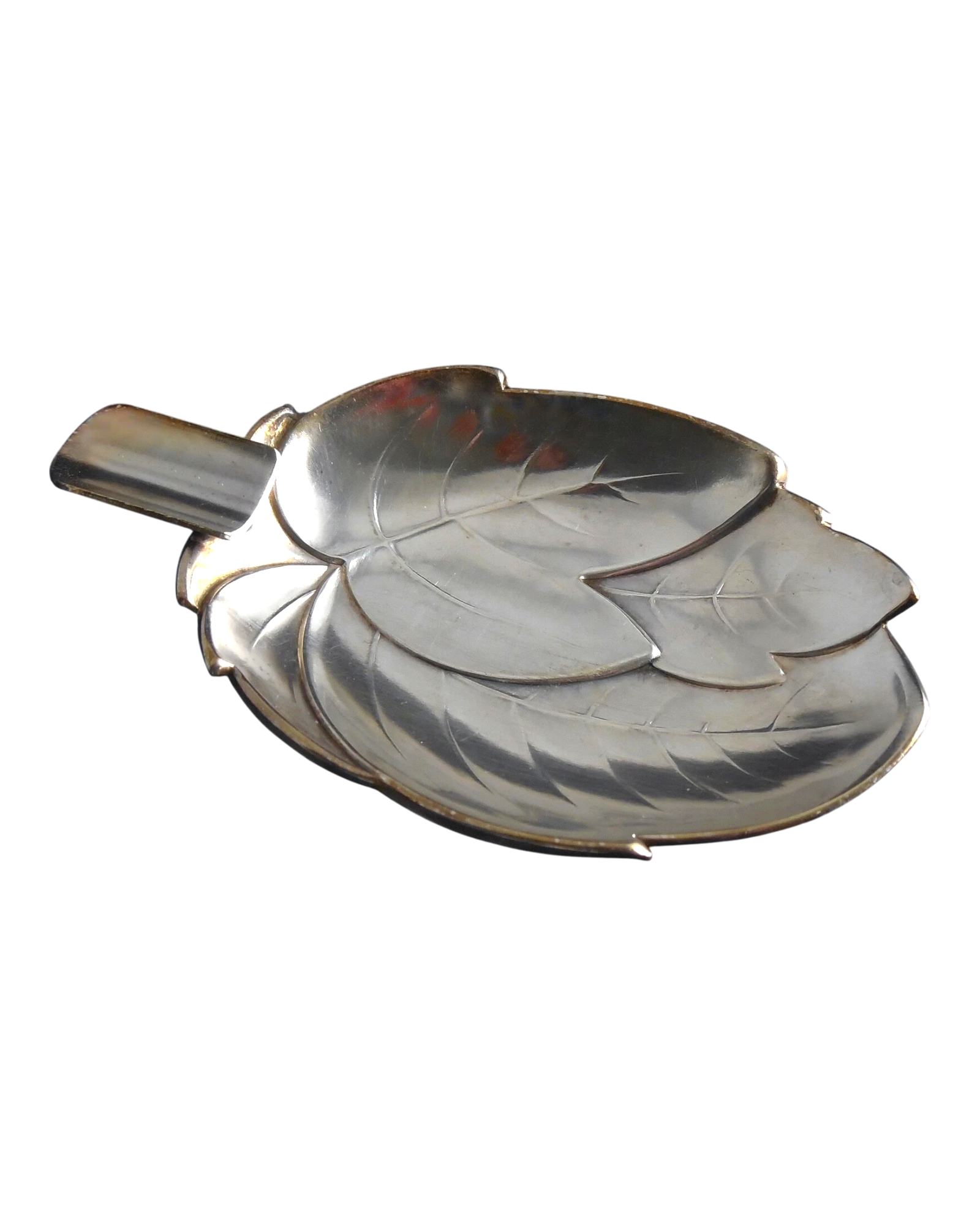 WMF Leaf Form Ash Trays | Set of 6 | Germany | c. 1930s–40s