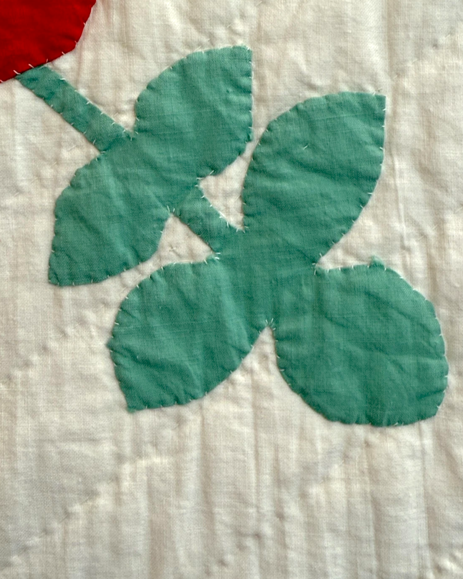 Rose of Sharon Appliqué Quilt | 77" x 93" | c. 1930s