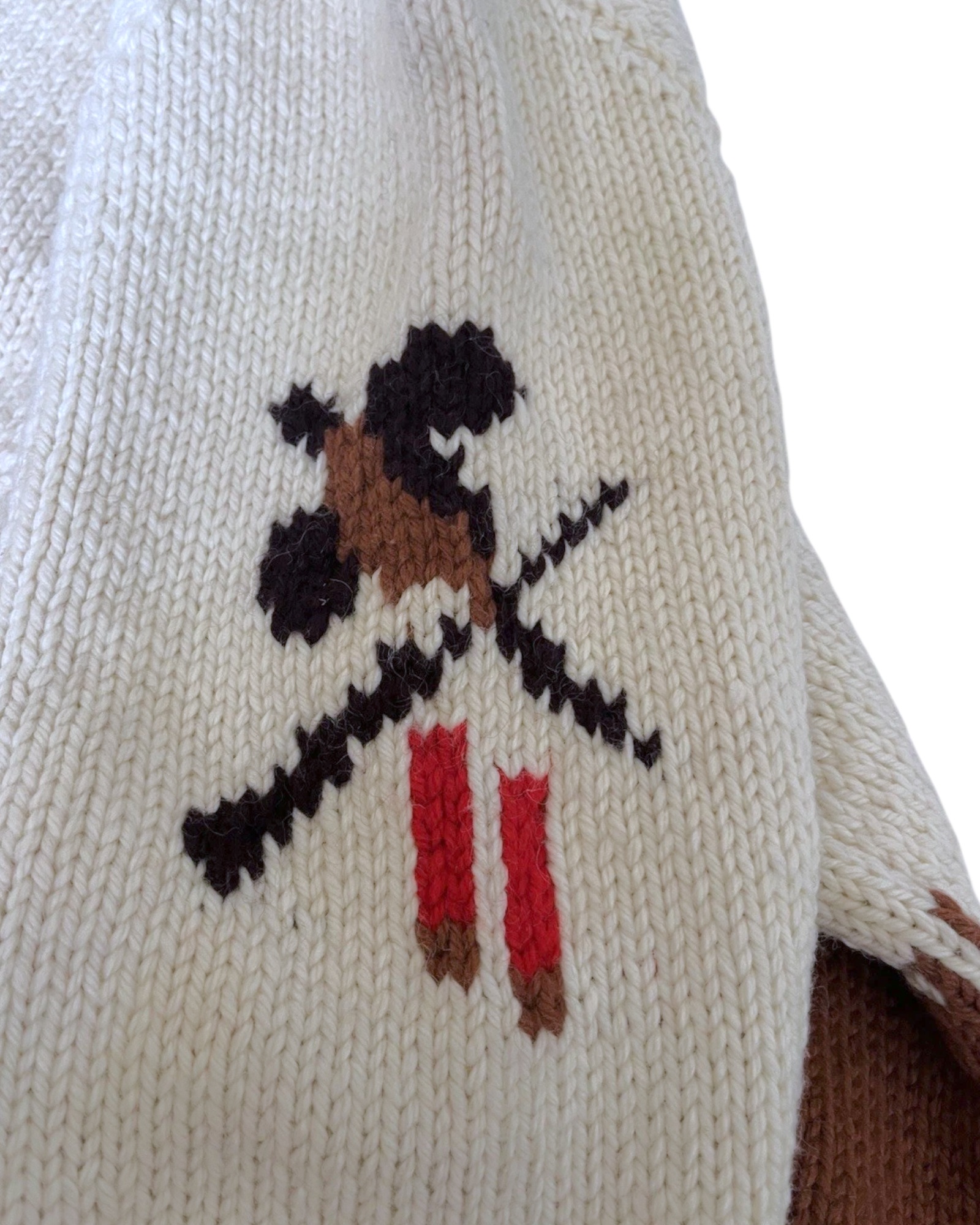 Pheasant Hunting Wool Sweater | Adult Sz. L | c. 1960s