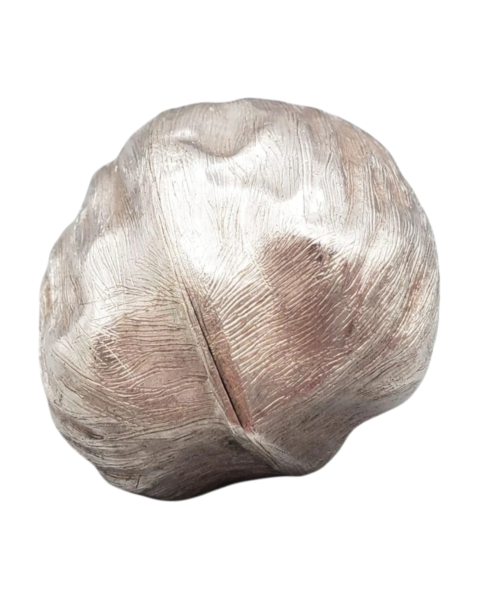 Sterling Silver Walnut Pendant | Mexico | c. Mid-20th Century