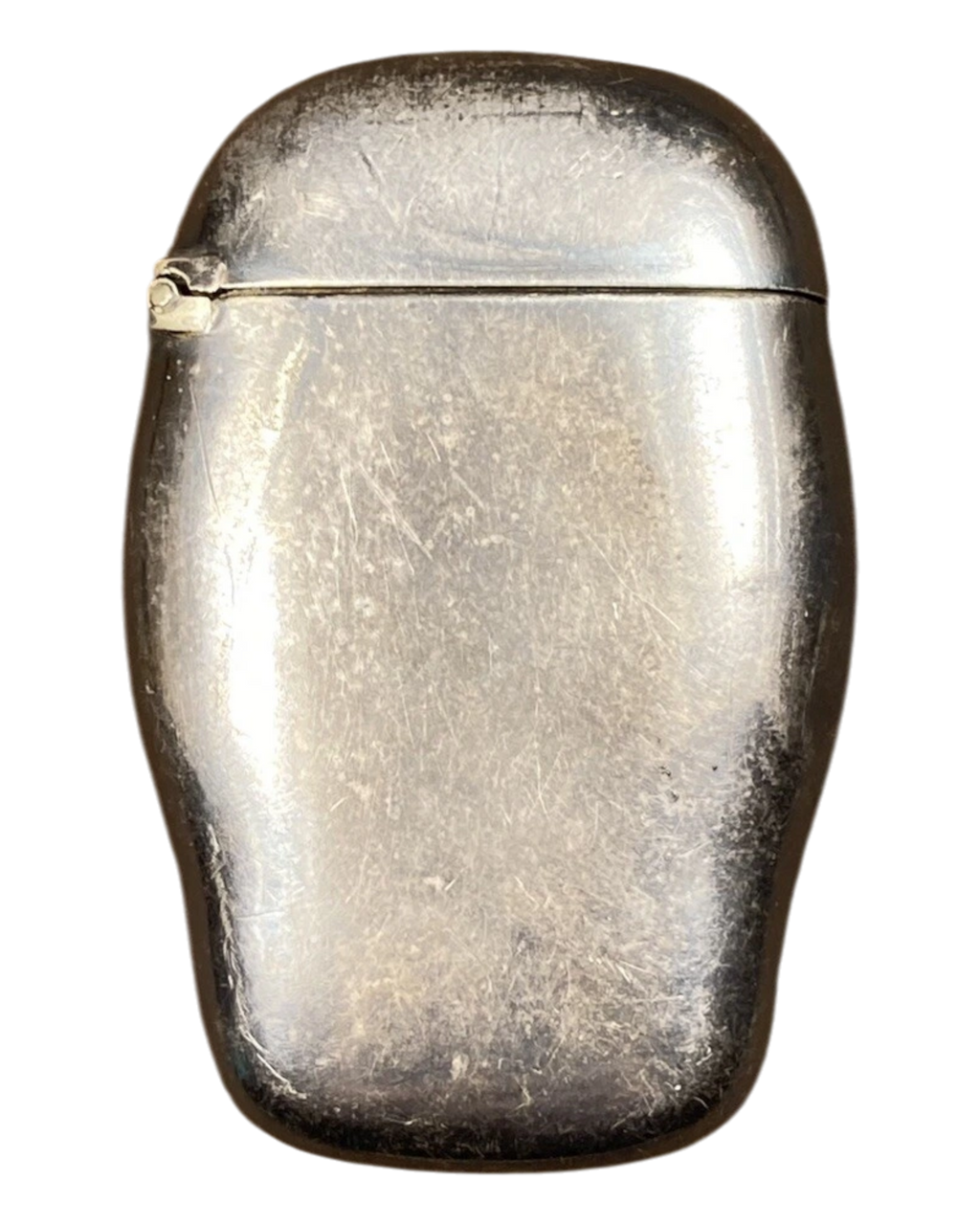 Sterling “Man with Mustache” Vesta Case | c. 1890-1910