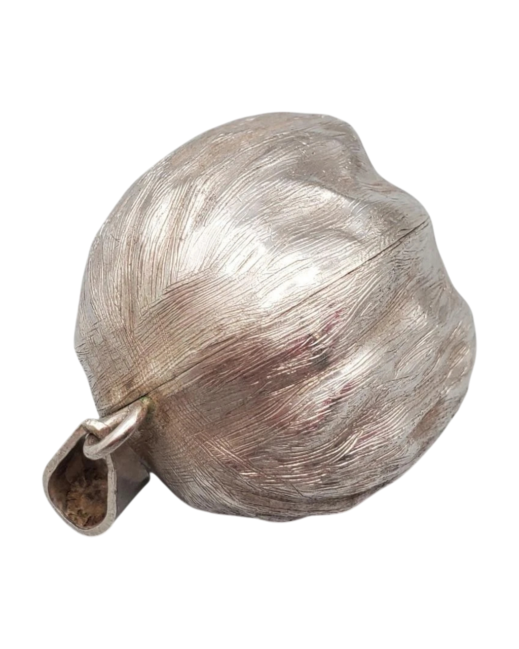 Sterling Silver Walnut Pendant | Mexico | c. Mid-20th Century