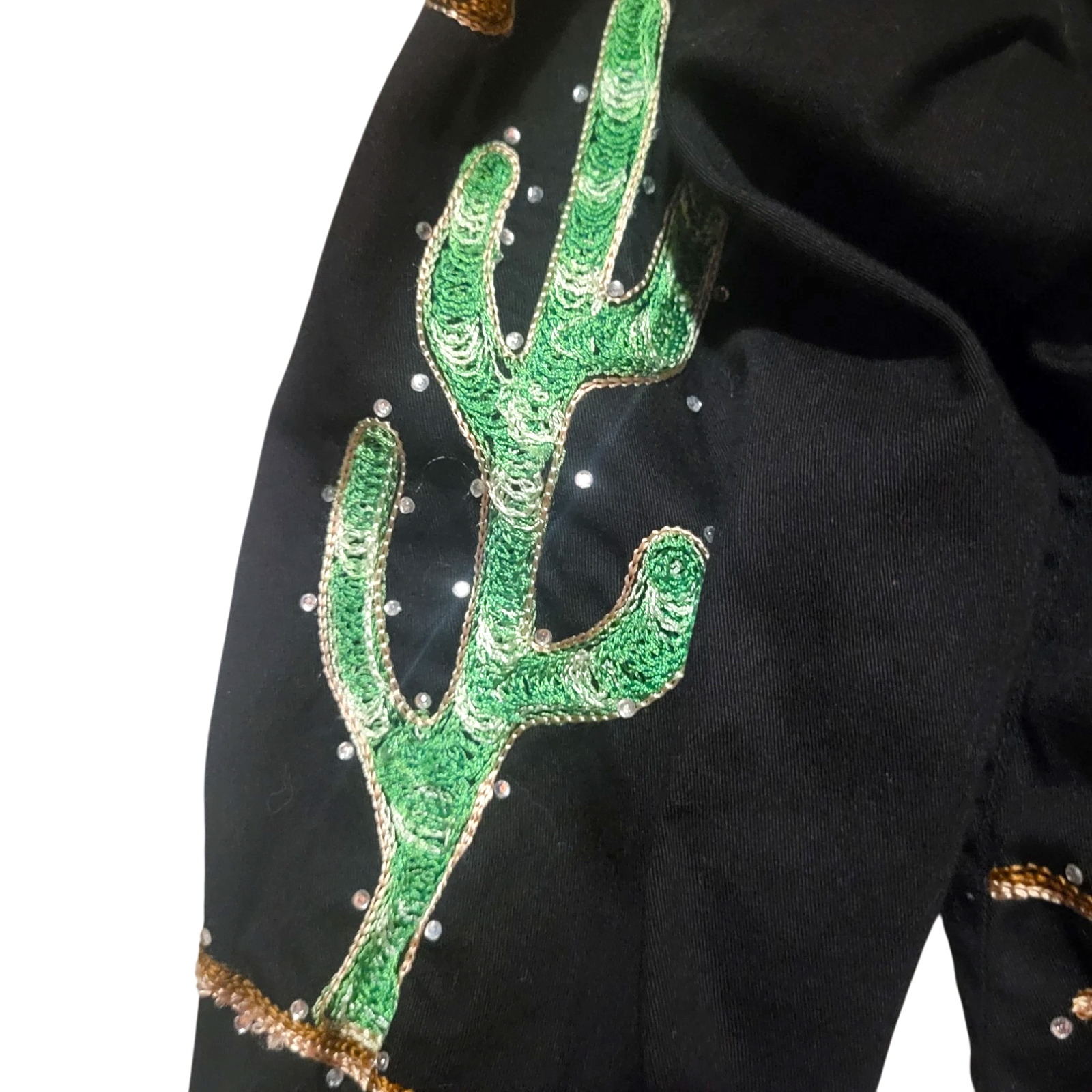 Embroidered Western Shirt | Youth Sz. M | c. 1970s