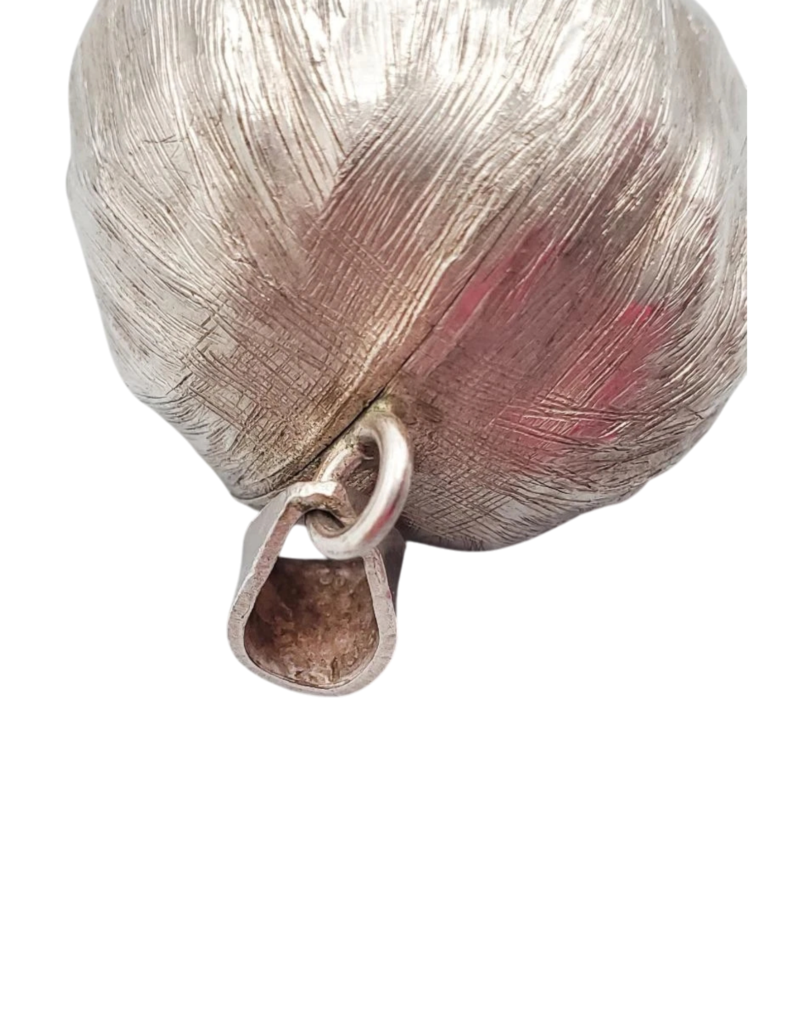 Sterling Silver Walnut Pendant | Mexico | c. Mid-20th Century