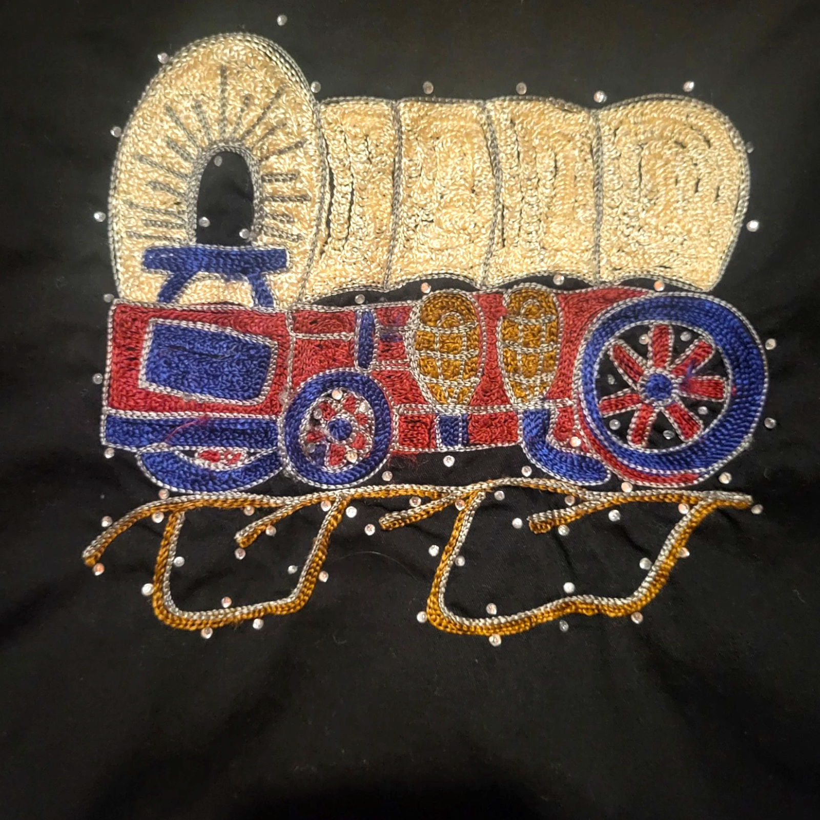 Embroidered Western Shirt | Youth Sz. M | c. 1970s