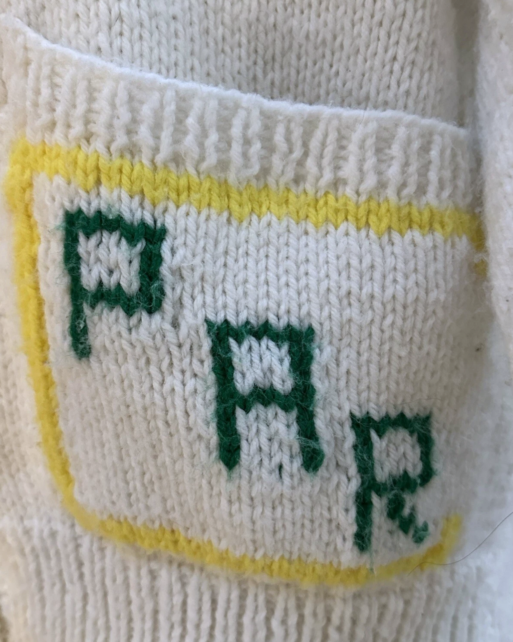 Vintage Golf Cowichan Sweater | Women’s Sz. S | c. 1950s–60s