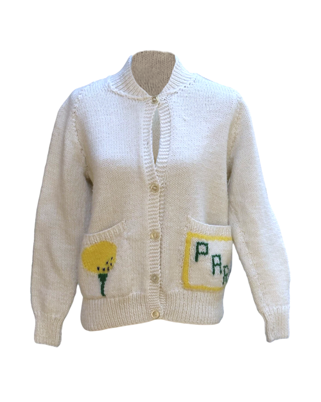 Vintage Golf Cowichan Sweater | Women’s Sz. S | c. 1950s–60s