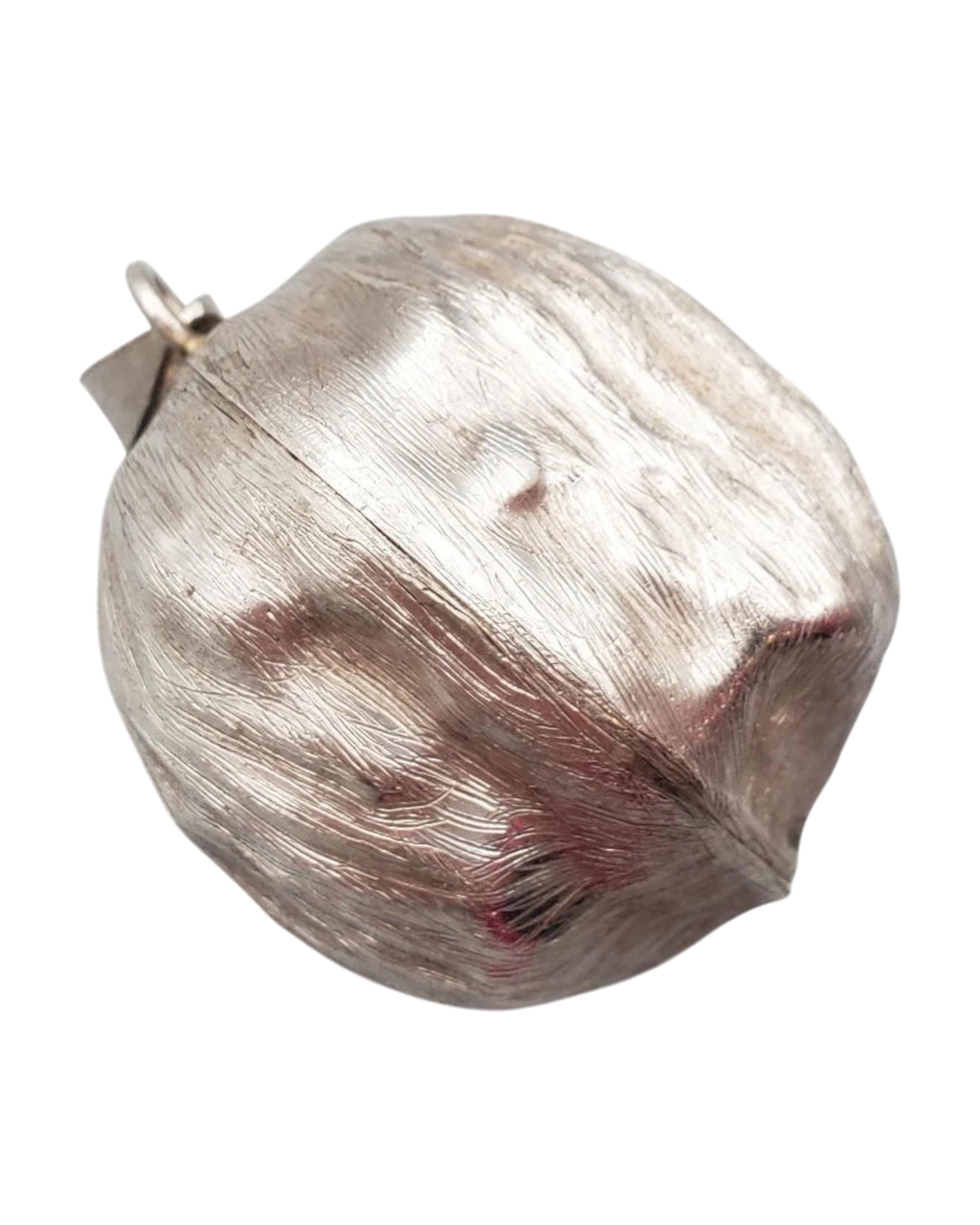 Sterling Silver Walnut Pendant | Mexico | c. Mid-20th Century