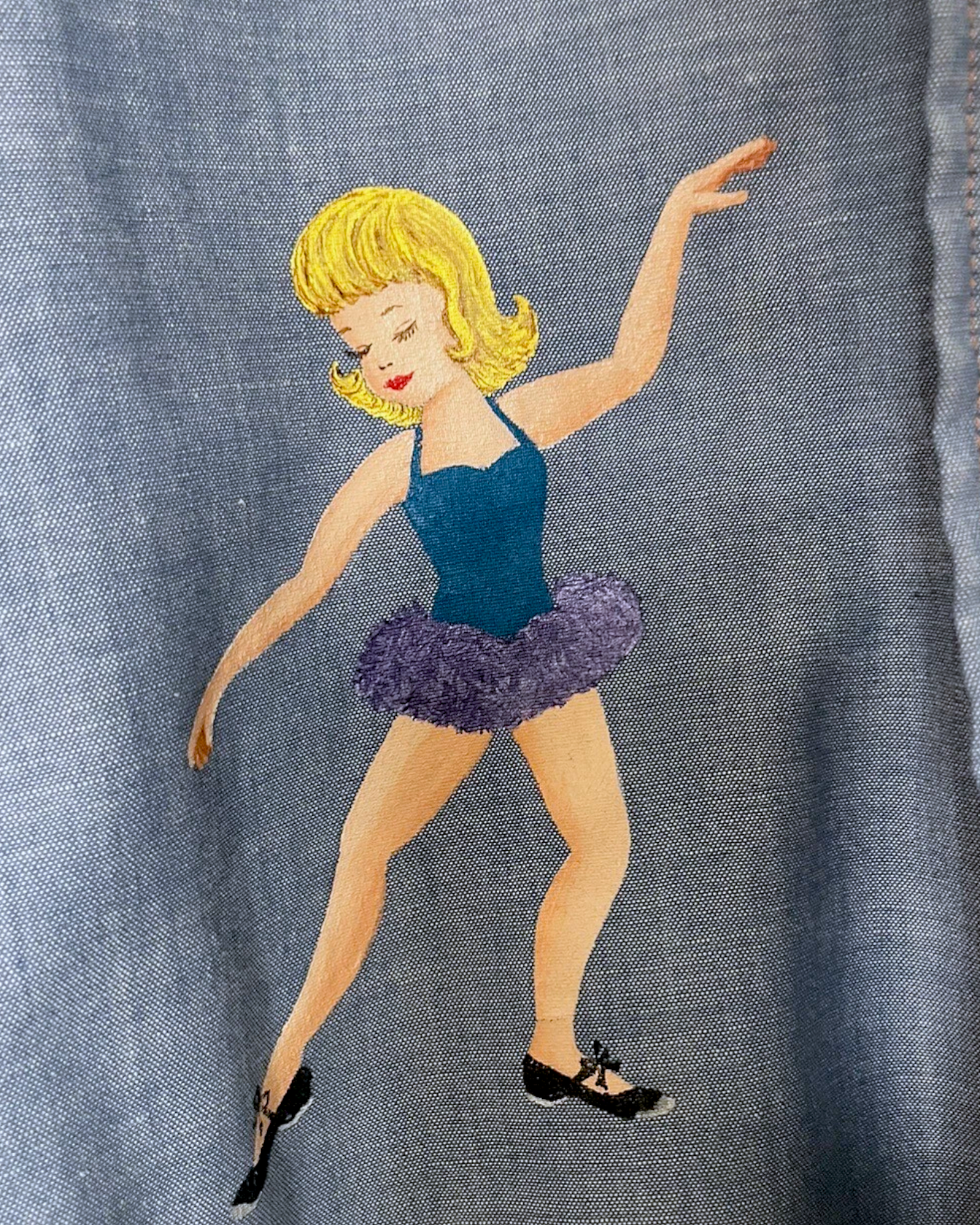 Hand-Painted Levi’s Baton Shirt | Sz. Kids 12 / Adult XS | c. 1970s