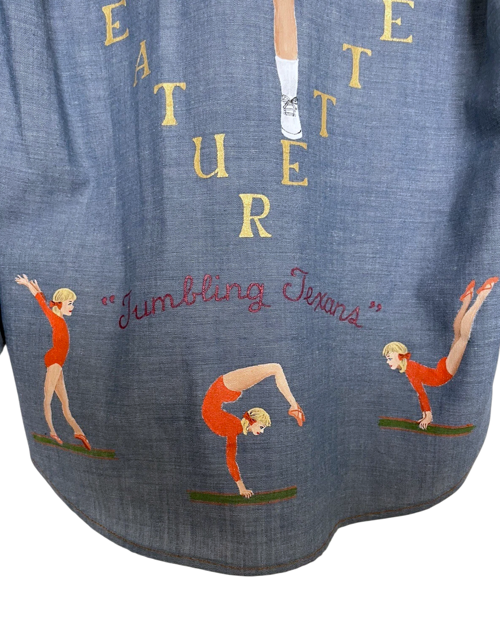 Hand-Painted Levi’s Baton Shirt | Sz. Kids 12 / Adult XS | c. 1970s