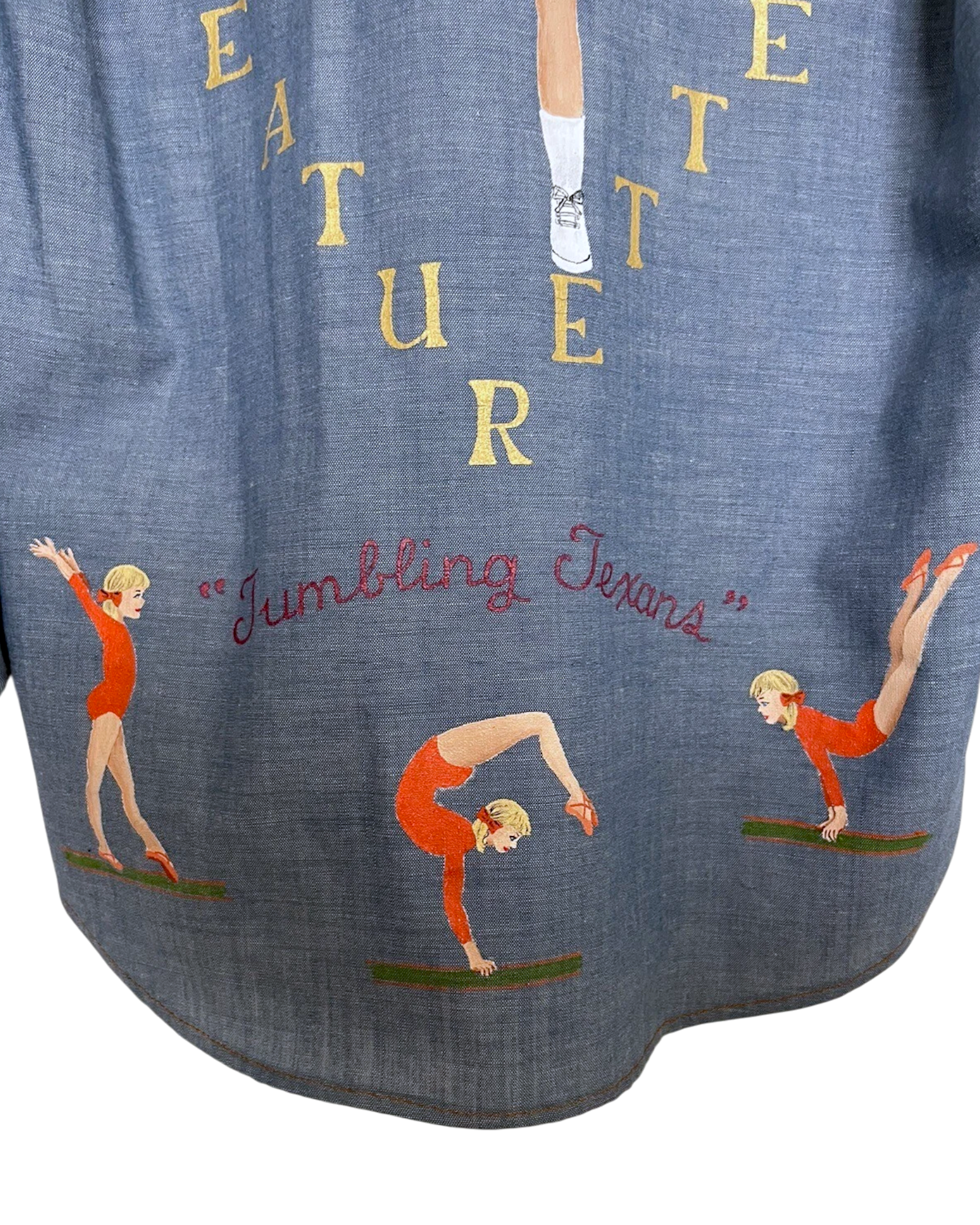 Hand-Painted Levi’s Baton Shirt | Sz. Kids 12 / Adult XS | c. 1970s