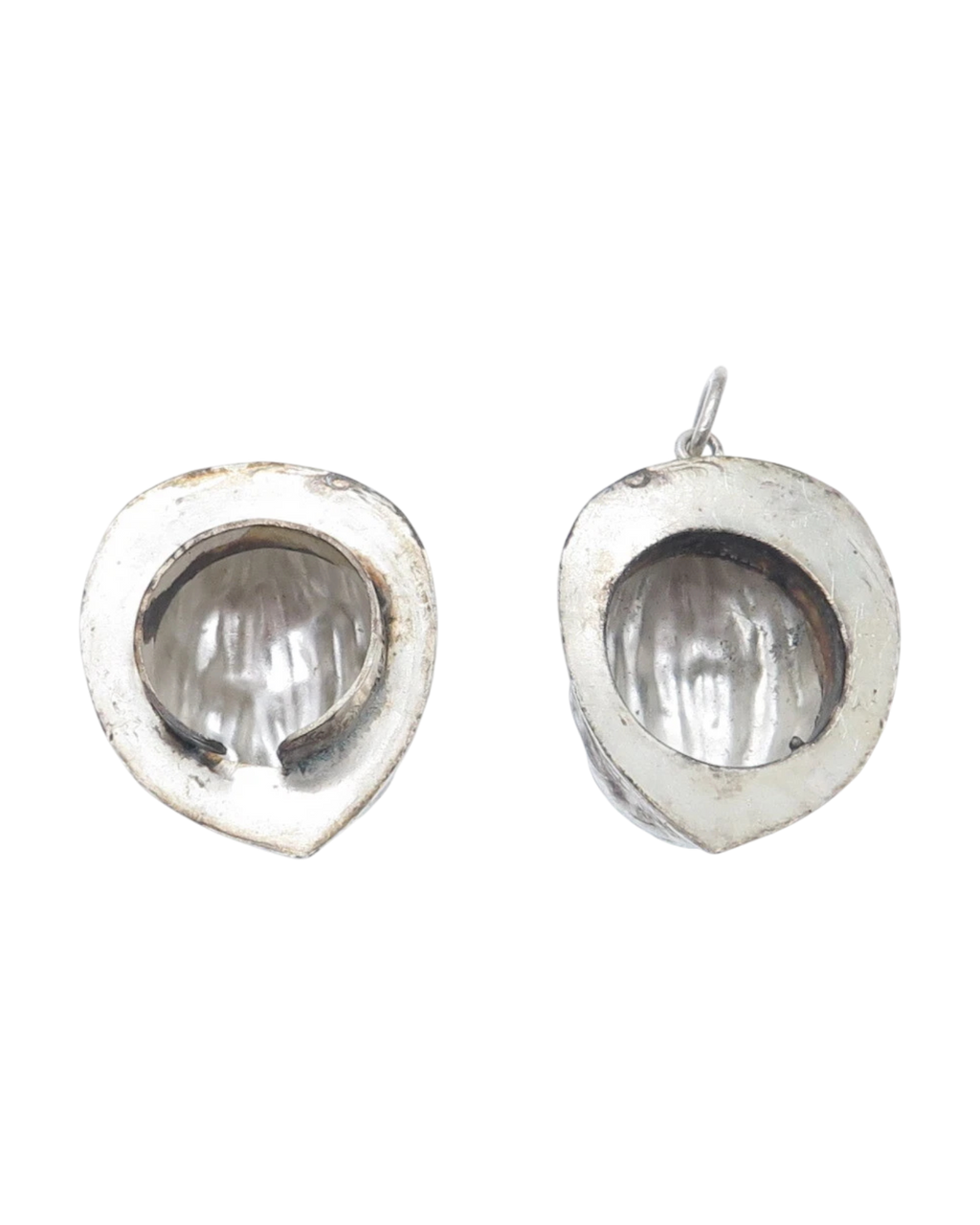 Sterling Silver Walnut Pendant | Mexico | c. Mid-20th Century