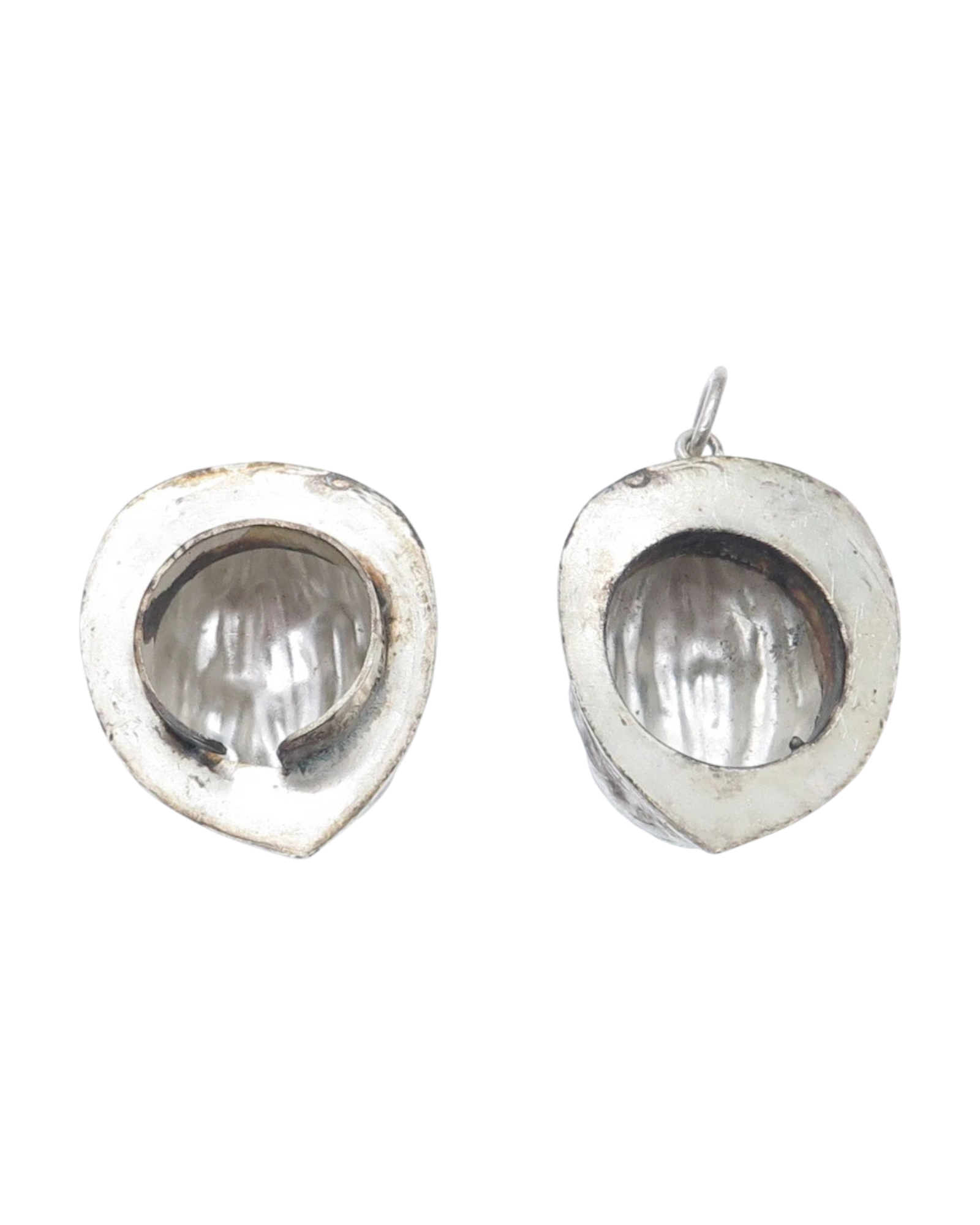 Sterling Silver Walnut Pendant | Mexico | c. Mid-20th Century