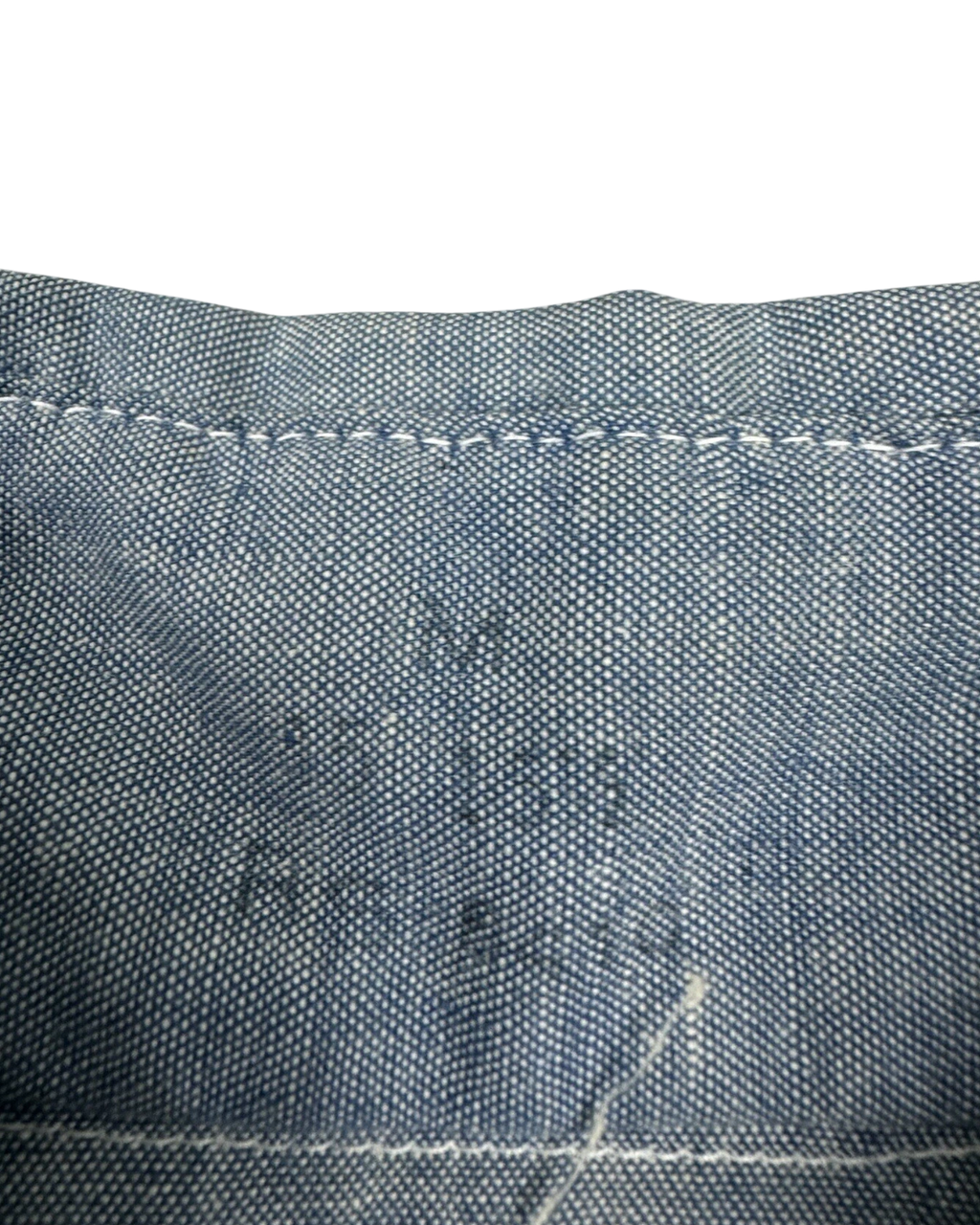 Chainstitch Sports Chambray Shirt | Adult Sz. M | c. 1960s–70s